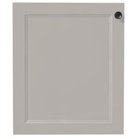 KÜCHENSCHRANKFRONT 60/72/2,2 cm  in Grau  - Edelstahlfarben/Grau, MODERN, Holzwerkstoff/Metall (60/72/2,2cm) - Nobilia