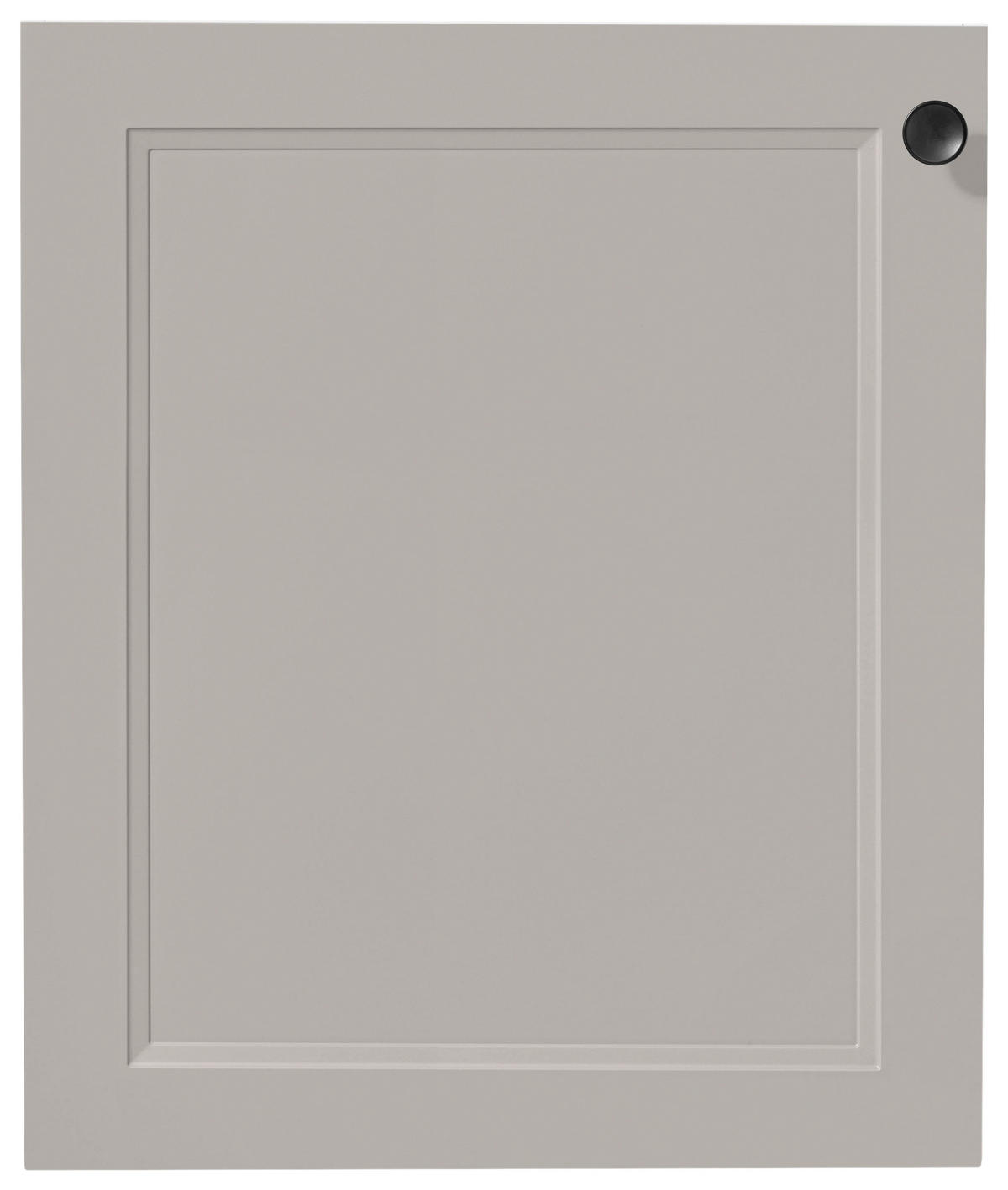 KÜCHENSCHRANKFRONT 60/72/2,2 cm  in Grau  - Edelstahlfarben/Grau, MODERN, Holzwerkstoff/Metall (60/72/2,2cm) - Nobilia