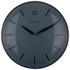WANDUHR 30/30/4,3 cm   - Schwarz, Basics, Glas/Metall (30/30/4,3cm)