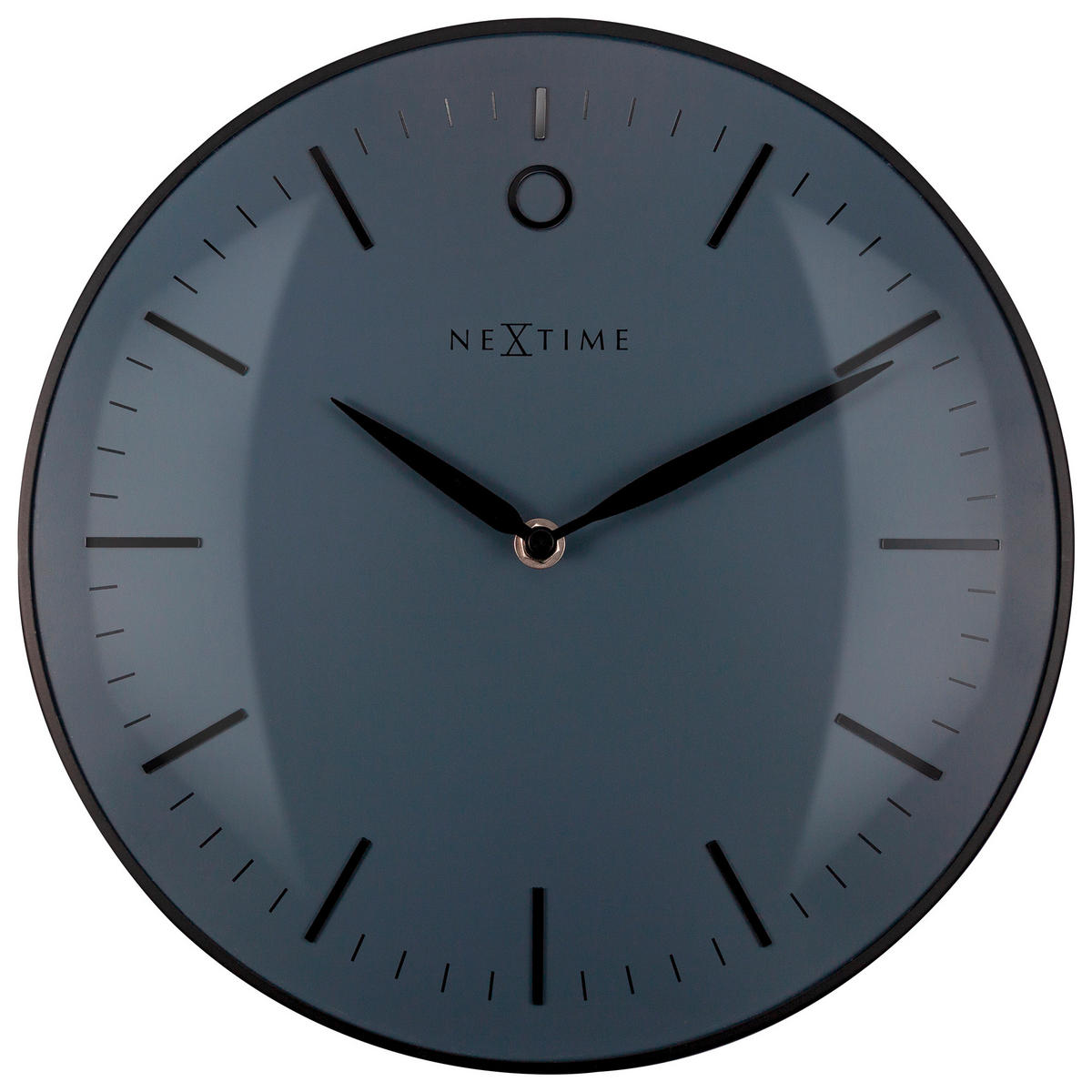 WANDUHR 30/30/4,3 cm   - Schwarz, Basics, Glas/Metall (30/30/4,3cm)
