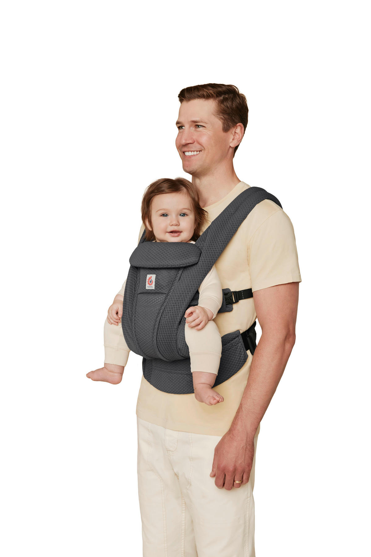 ERGONOMSKA NOSILJKA  Omni Deluxe Mesh  - tamno siva, Basics, tekstil (26.5/27.5/14.8cm) - Ergo Baby