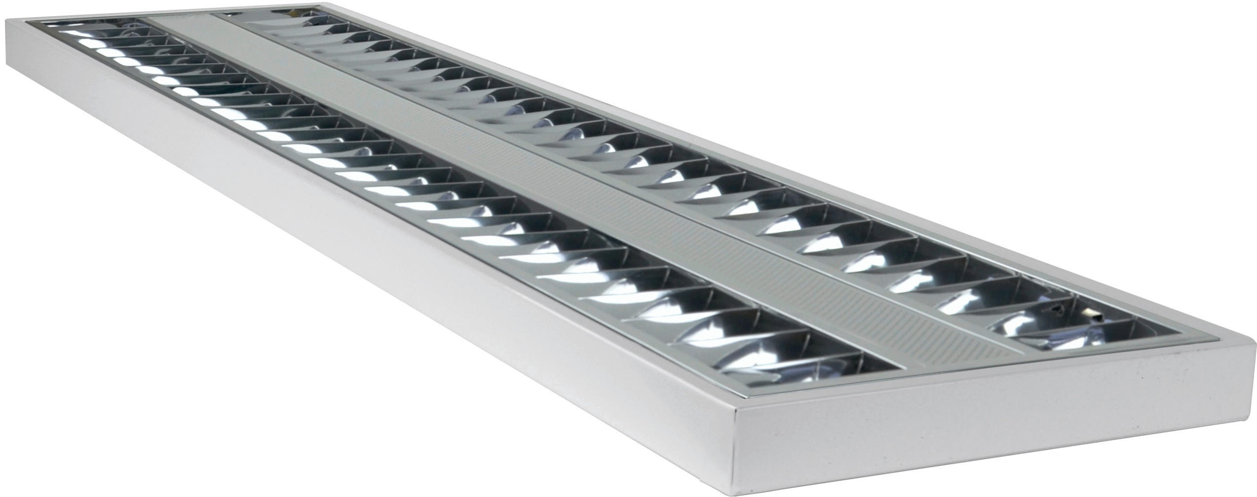 LED-DECKENLEUCHTE Nostal LED 124,5/31,2/4 cm   - Weiß, Basics, Metall (124,5/31,2/4cm)