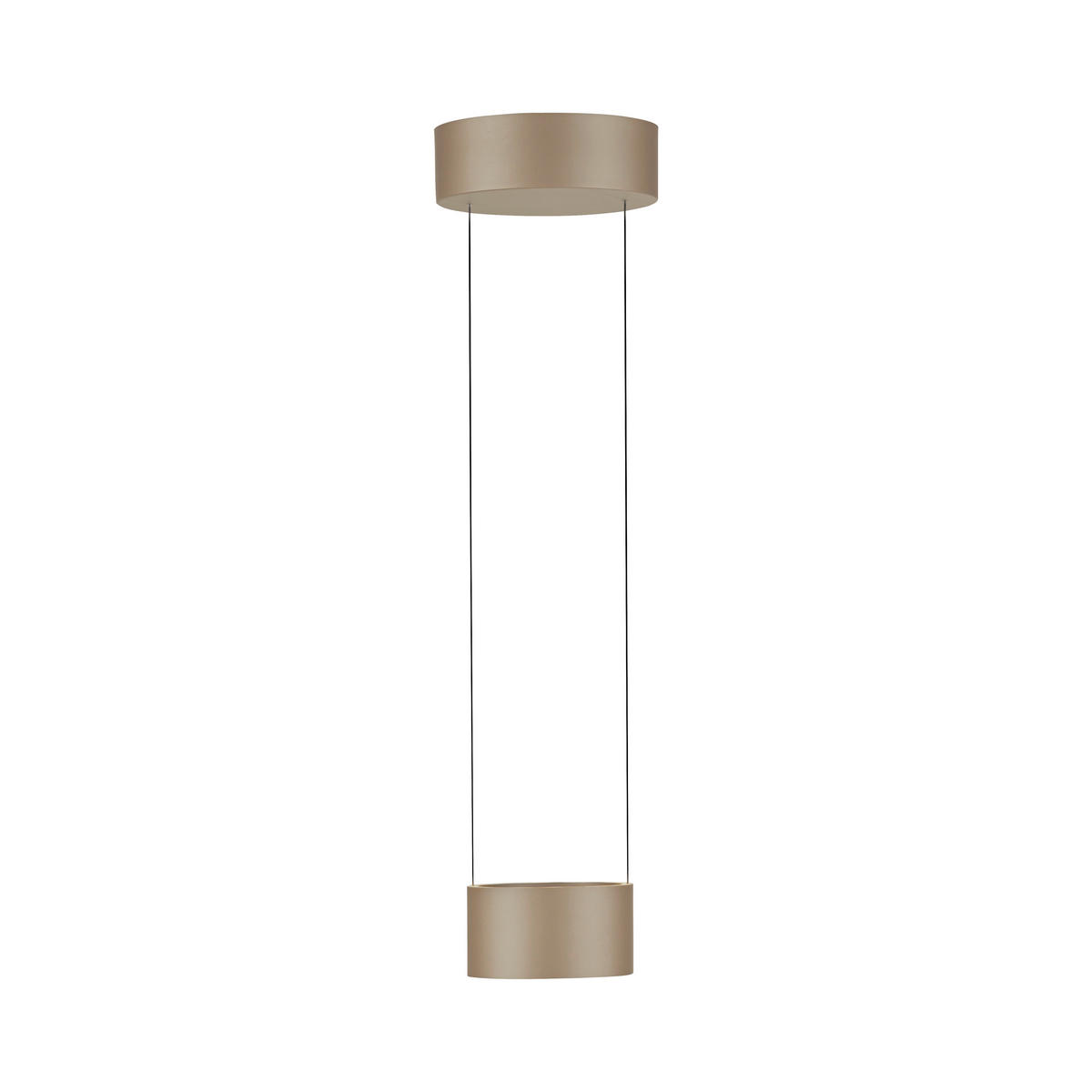 LED-HÄNGELEUCHTE 20/20/180 cm    - Bronzefarben, Basics, Kunststoff/Metall (20/20/180cm) - Paul Neuhaus