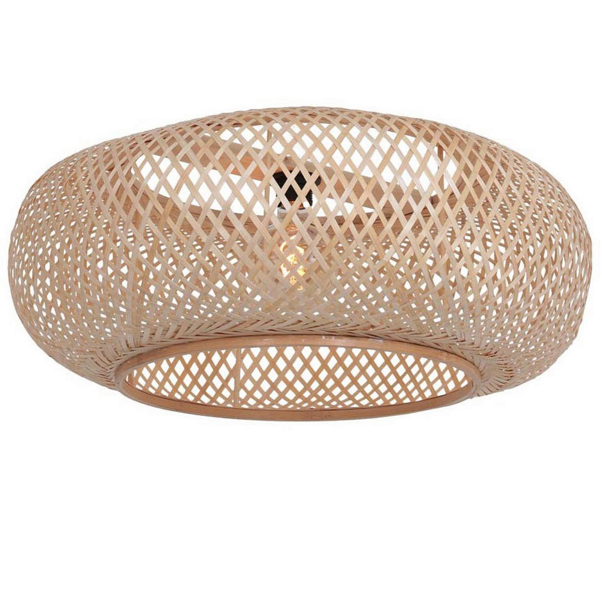 LEUCHTENSCHIRM 60/25 cm   - Beige, LIFESTYLE, Naturmaterialien (60/25cm)