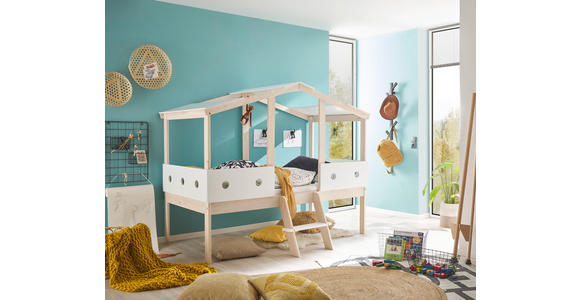 HAUSBETT Lattenrost 90/200 cm  in Weiß, Kieferfarben  - Naturfarben/Weiß, KONVENTIONELL, Holz (90/200cm) - Xora