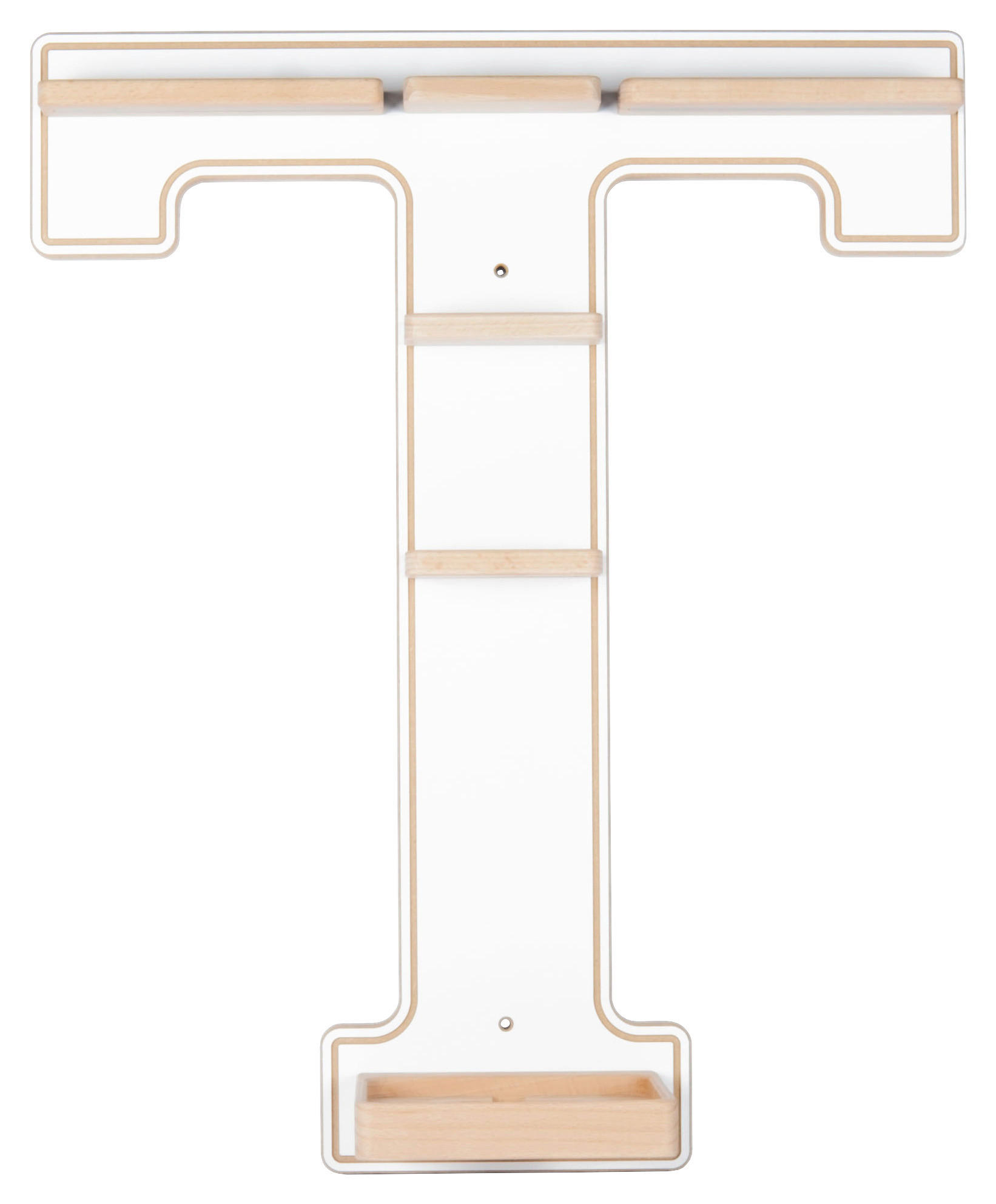 KINDERREGAL  - Weiss, Modern, Holzwerkstoff (45/54/19cm) - MID.YOU
