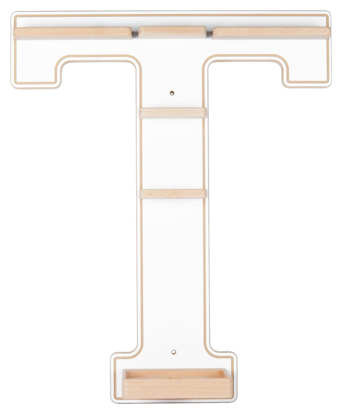 KINDERREGAL  - Weiss, Modern, Holzwerkstoff (45/54/19cm) - MID.YOU