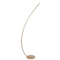LED-STEHLEUCHTE 50/22/130 cm    - Goldfarben/Schwarz, Design, Kunststoff/Metall (50/22/130cm)