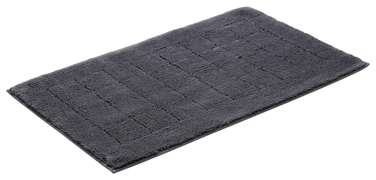 FÜRDŐSZOBASZŐNYEG  67/120 cm  sötétszürke   - sötétszürke, Basics, műanyag/textil (67/120cm) - Vossen