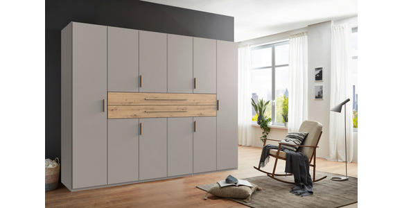 KLEIDERSCHRANK  in Sahara, Eiche Artisan  - Eiche Artisan/Sahara, MODERN, Holzwerkstoff (270/208/65cm) - Carryhome