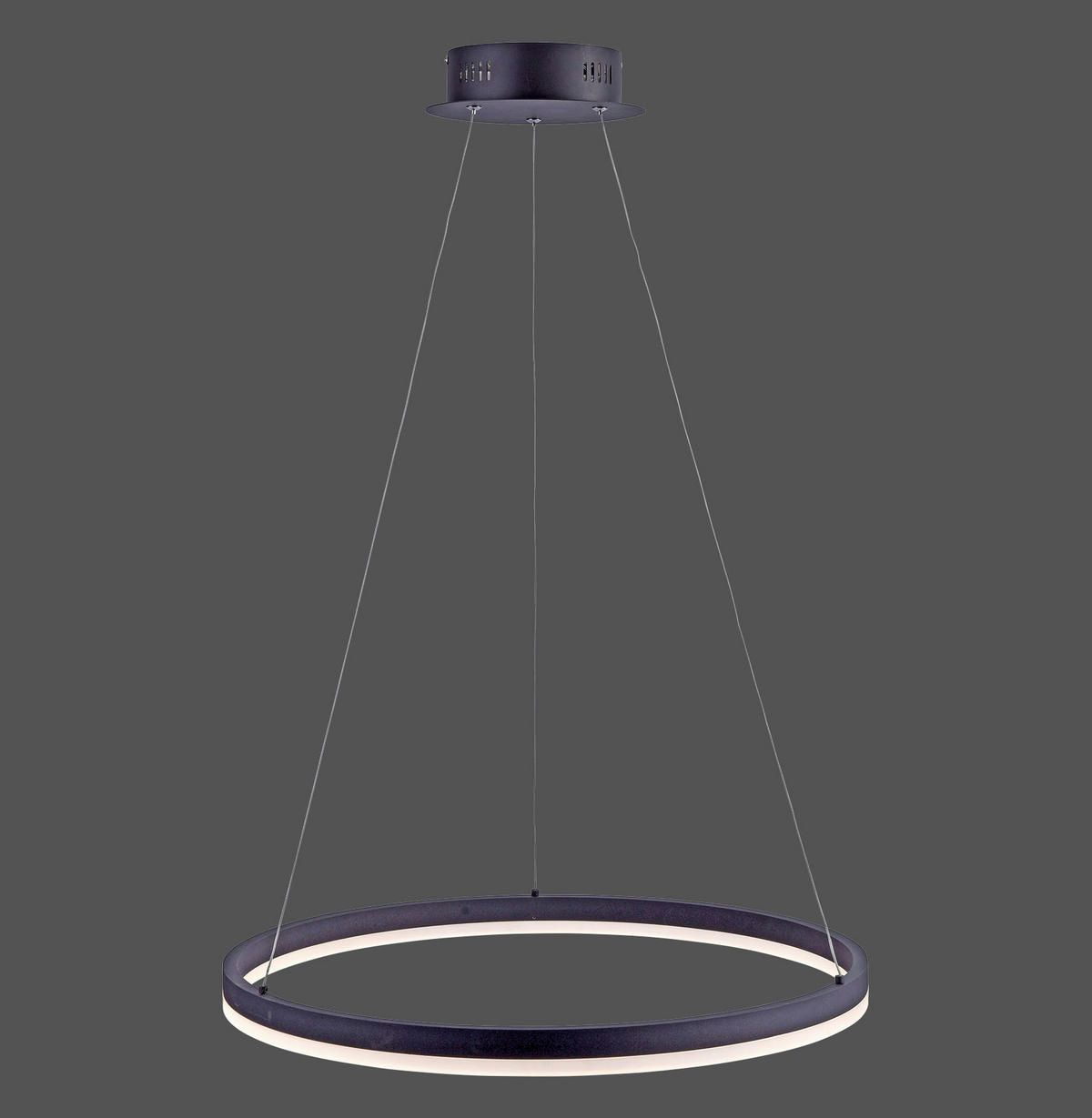 LED-HÄNGELEUCHTE 60/60/120 cm  - Anthrazit, Design, Kunststoff/Metall (60/60/120cm)