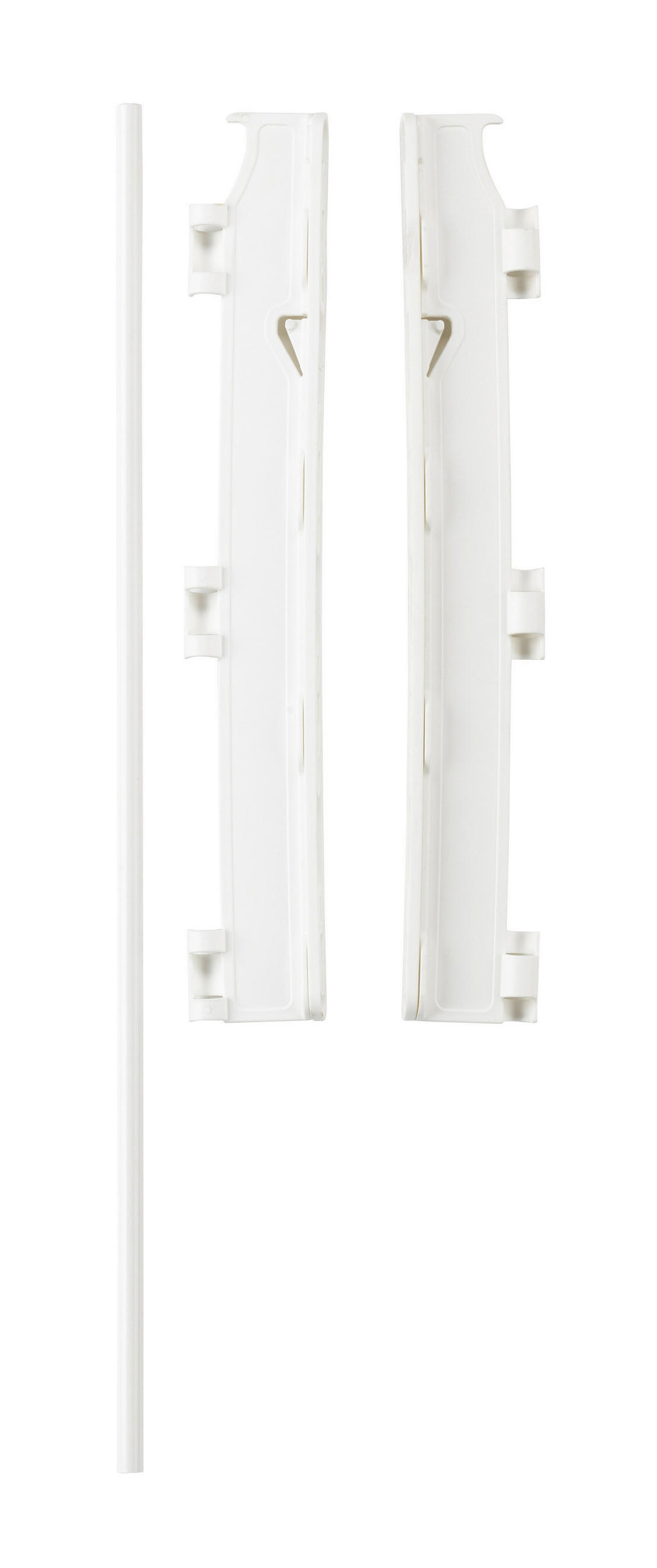WANDBESCHLAG Treppengitter  - Weiß, Basics, Kunststoff/Metall (72/10/5cm) - Baby Dan