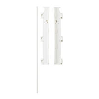 WANDBESCHLAG Treppengitter  - Weiß, Basics, Kunststoff/Metall (72/10/5cm) - Baby Dan