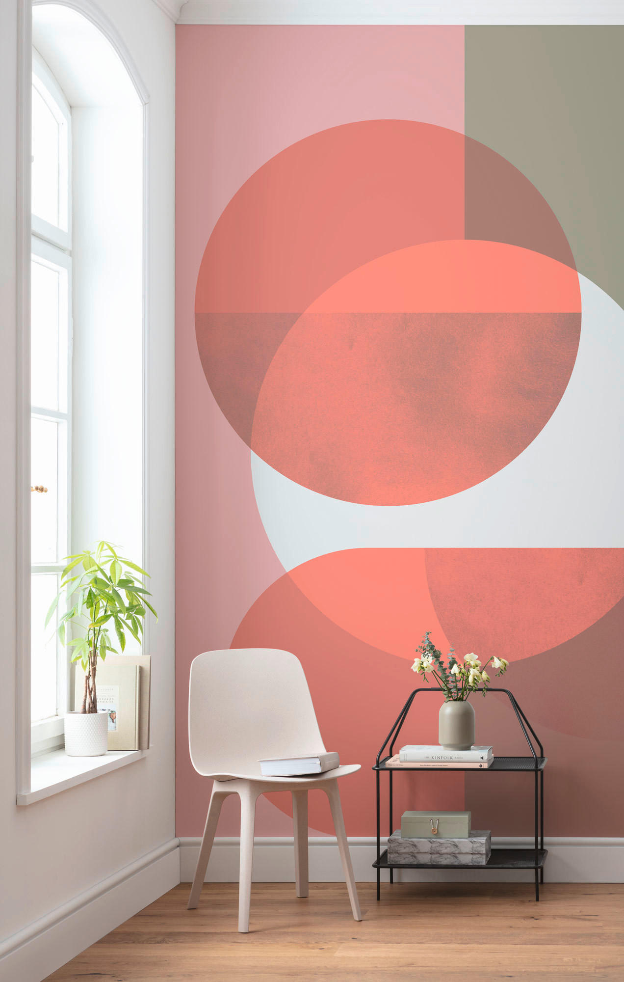 VLIESTAPETE FORM  - Rot/Rosa, LIFESTYLE (200/280cm) - Komar