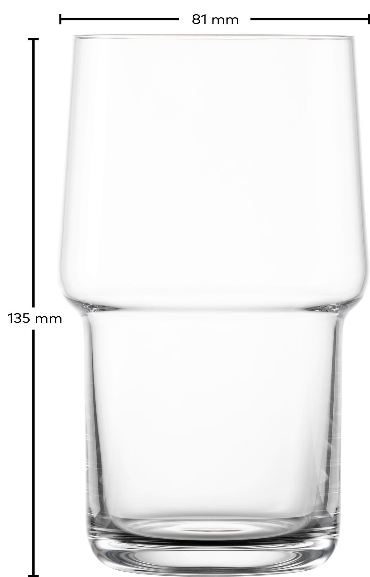 LONGDRINKGLAS Click 476 ml  - Transparent, Basics, Glas (8,1/13,5cm) - Zwiesel Glas