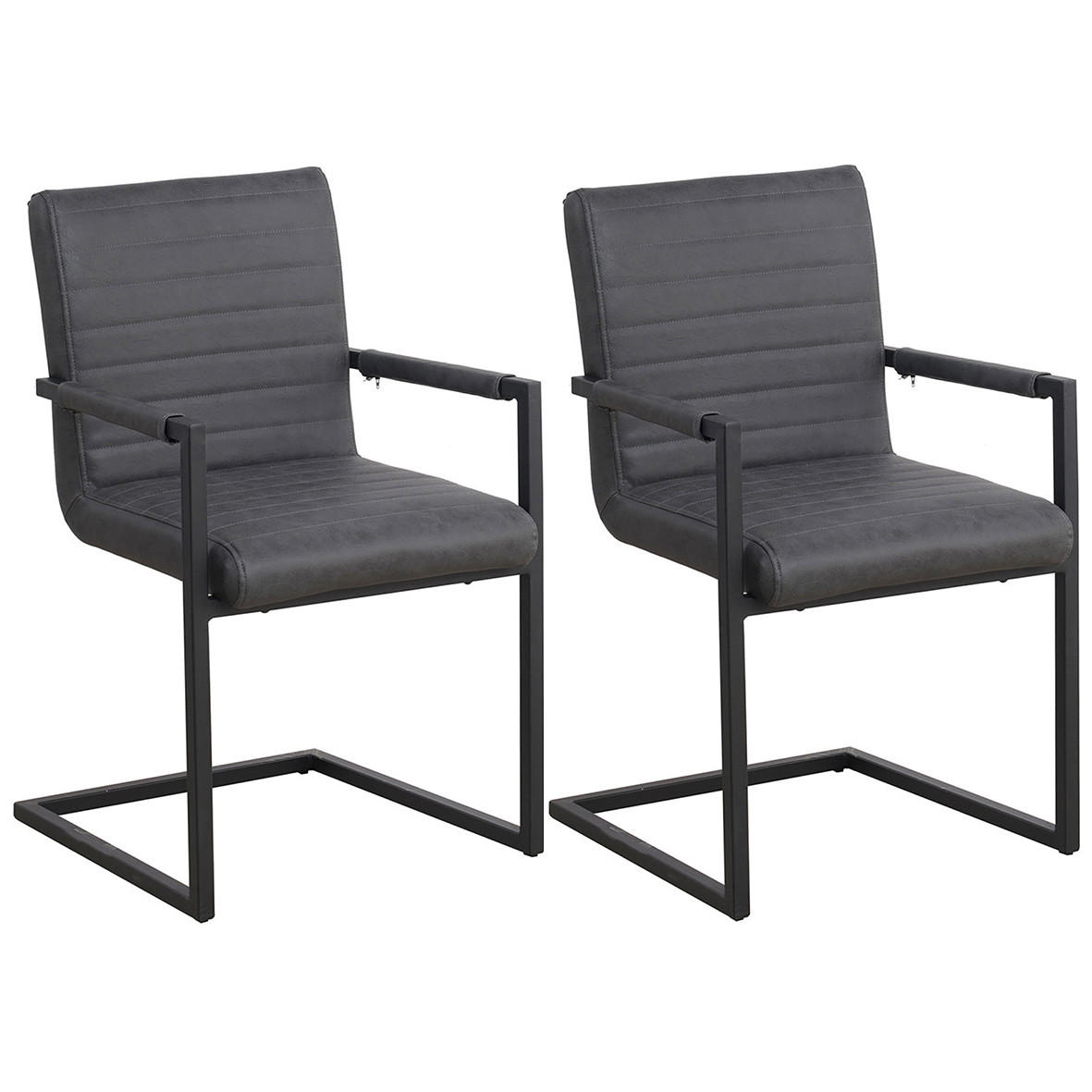 MID.YOU SADA ŽIDLÍ S PODRUČKAMI 2 kusy