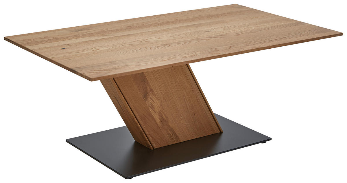 COUCHTISCH in Holz, Metall 115/65/45 cm  - Eichefarben, Design, Holz/Metall (115/65/45cm) - Valnatura