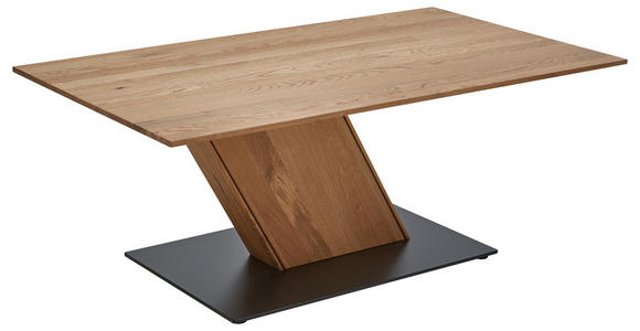 COUCHTISCH Asteiche massiv rechteckig Eichefarben 115/65/45 cm  - Eichefarben, Design, Holz/Metall (115/65/45cm) - Valnatura