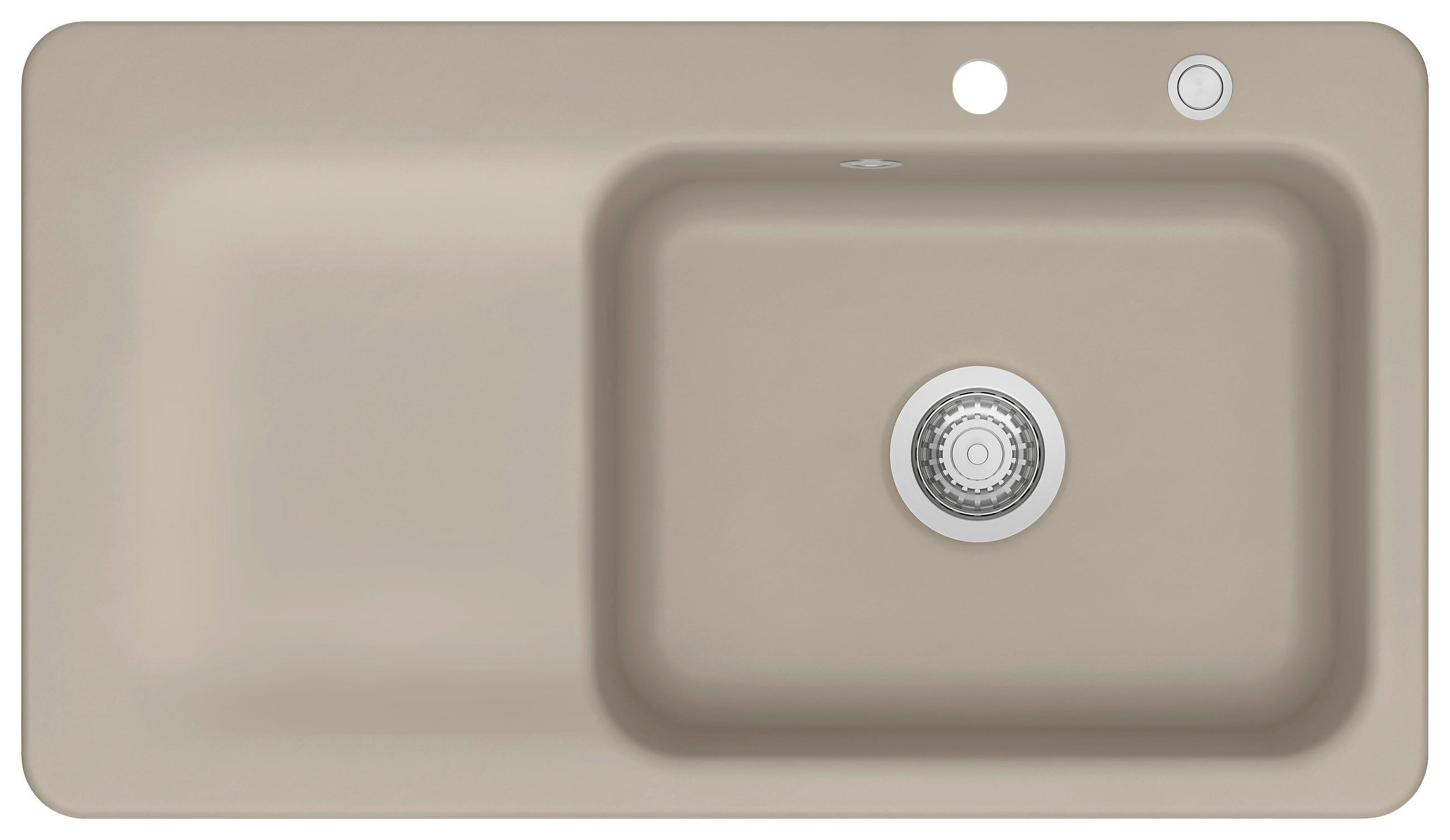 SPÜLE Juna 90 / 50140223  - Fango, Basics, Keramik (90/20/51cm) - Systemceram