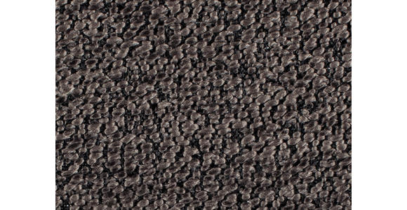 ECKSOFA Dunkelbraun Bouclé  - Dunkelbraun/Schwarz, Design, Textil/Metall (250/220cm) - Xora