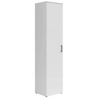 VIŠENAMENSKI ORMAR bela  45/195/40 cm  - bela/crna, Moderno, pločasti materijal/plastika (45/195/40cm) - Carryhome