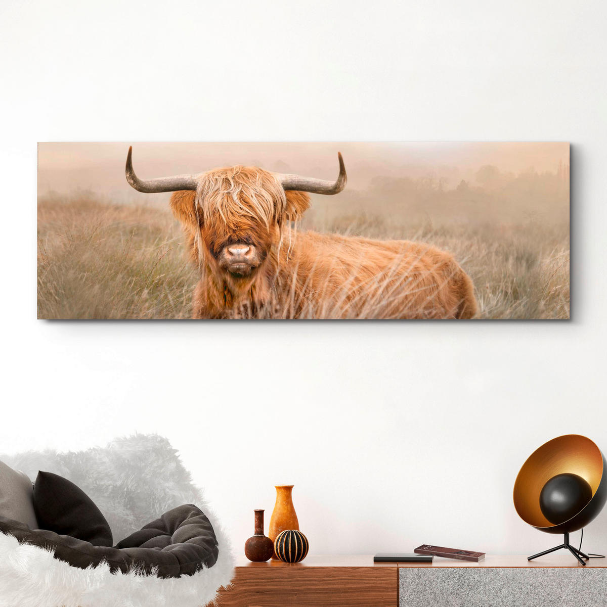 DEKOPANEEL Tiere  - Beige, Basics, Holz (156/52/2cm) - Reinders!