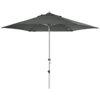 SONNENSCHIRM 320 cm Anthrazit  - Anthrazit/Alufarben, KONVENTIONELL, Textil/Metall (320/320cm) - Doppler