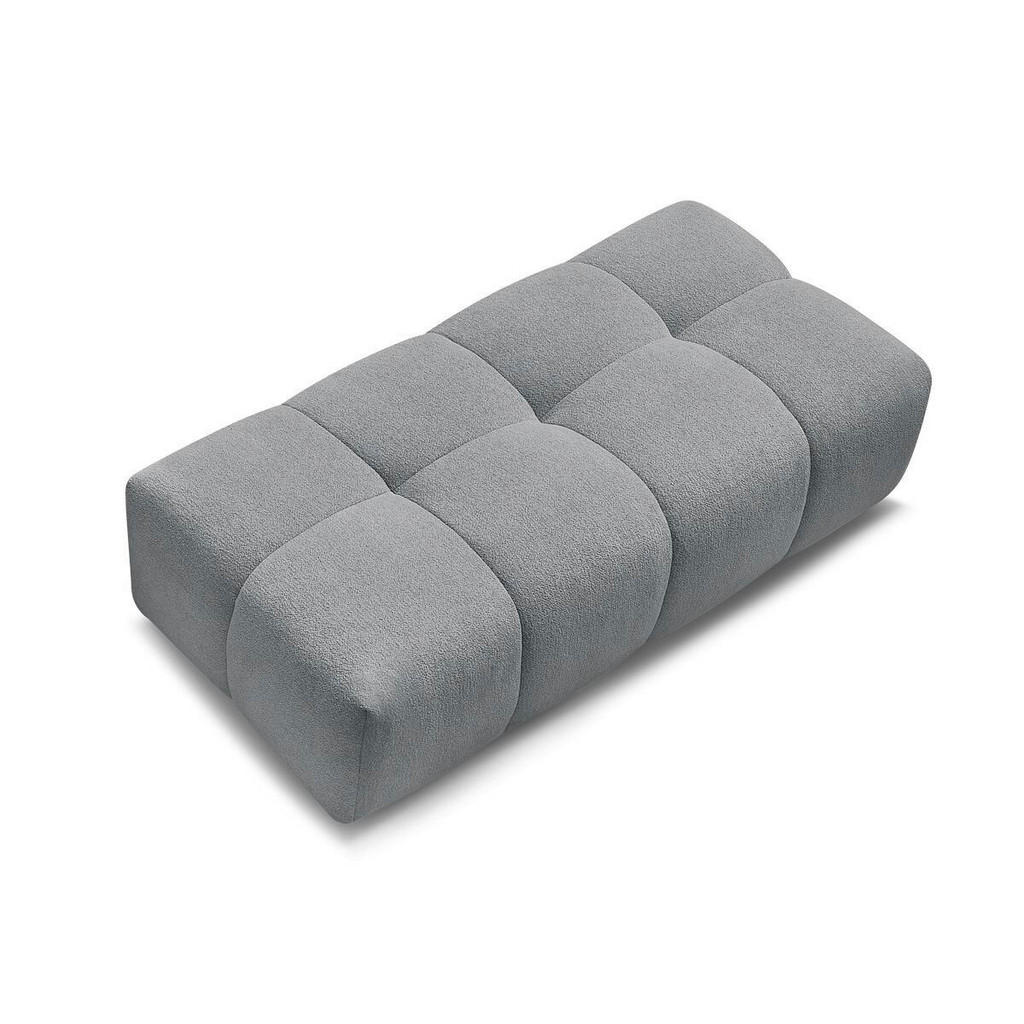 Thumbnail - Hocker Everest, Dunkelgrau, Textil, rechteckig, 166x100x40 cm, Wohnzimmer, Hocker, Sitzhocker