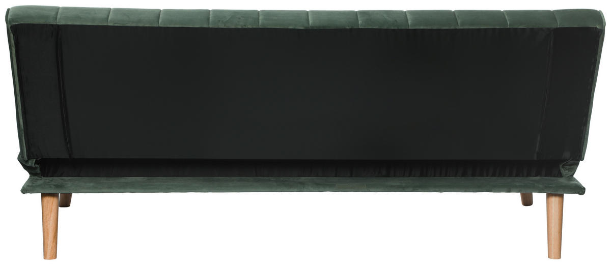 SCHLAFSOFA Samt Mintgrün  - Naturfarben/Mintgrün, Design, Holz/Textil (180/81/86cm) - P & B