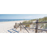 GLASBILD Strand & Meer  - Multicolor, Natur, Glas (50/125/1,40cm) - Euroart