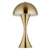 TISCHLEUCHTE 20/36,1 cm   - Messingfarben/Weiß, Design, Kunststoff/Metall (20/36,1cm) - Globo