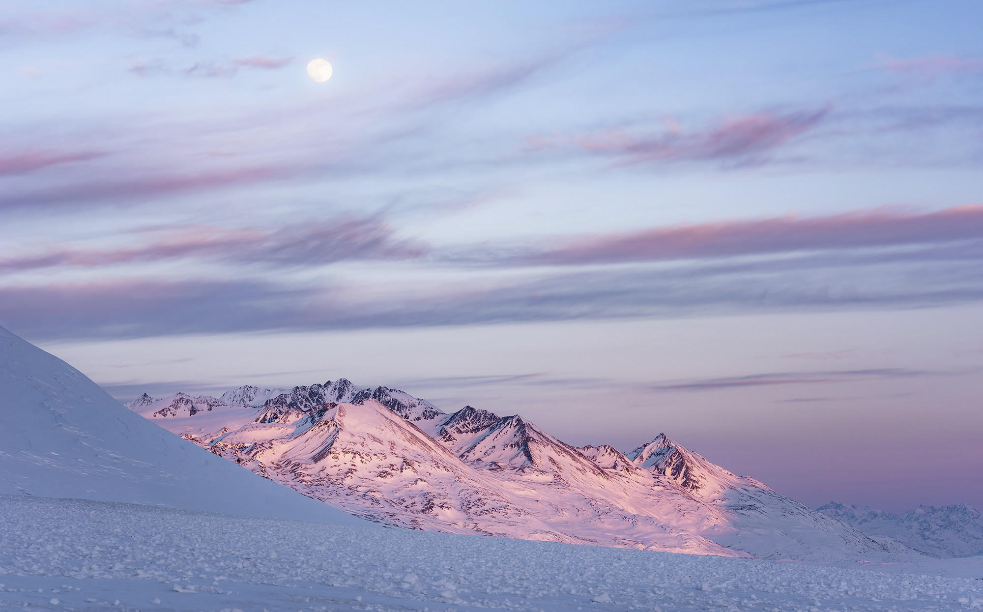 Xora Fototapete Blau, Rosa 450x280 cm