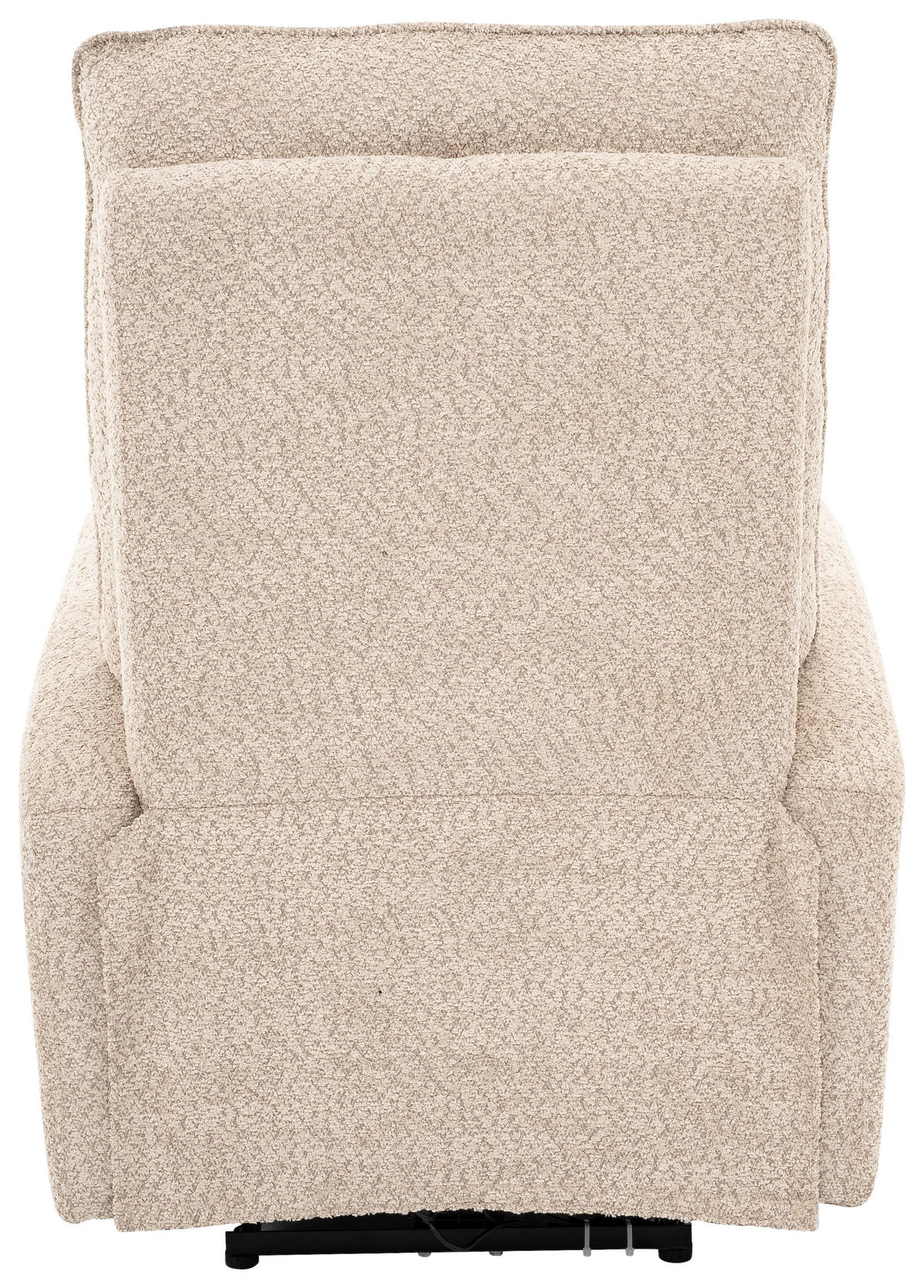 RELAXFÅTÖLJ i metall, textil beige  - beige/svart, Design, metall/textil (75/110/88cm) - Livetastic