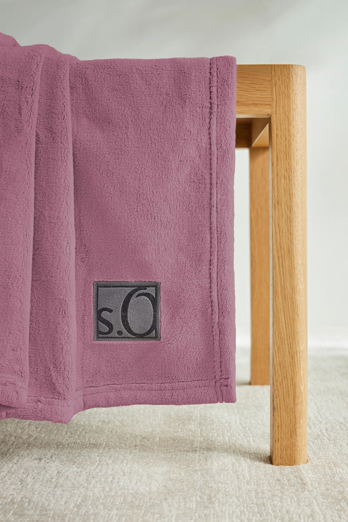 WOHNDECKE Kuschelsoft 150/200 cm  - Altrosa, Basics, Textil (150/200cm) - S. Oliver