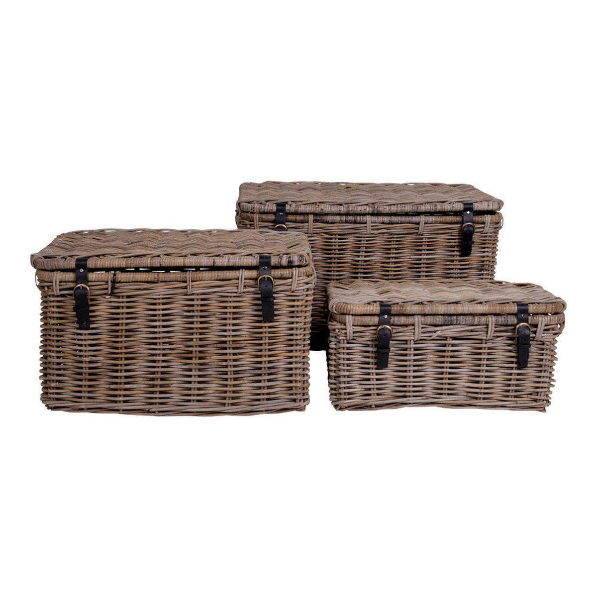 KORBSET  - Naturfarben, Basics, Naturmaterialien (81/48/51cm)