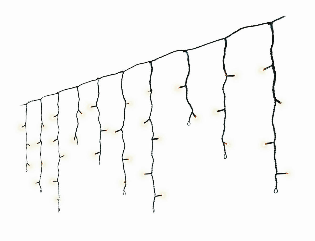 LICHTERKETTE 750 cm  - Schwarz, Basics, Kunststoff (750cm)