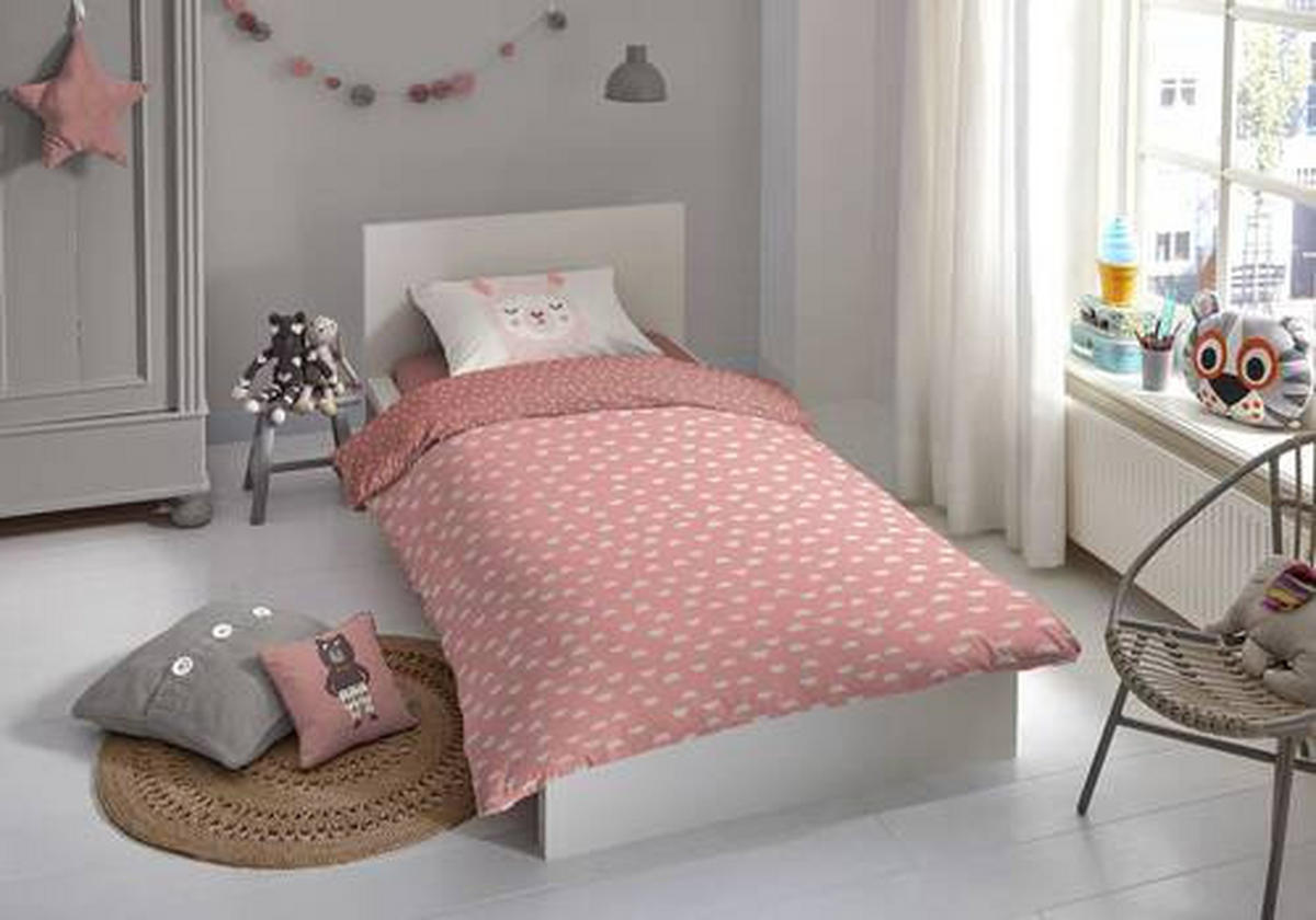 KINDERBETTWÄSCHE Renforcé 135/200 cm  - Pink, Textil (135/200cm) - MID.YOU