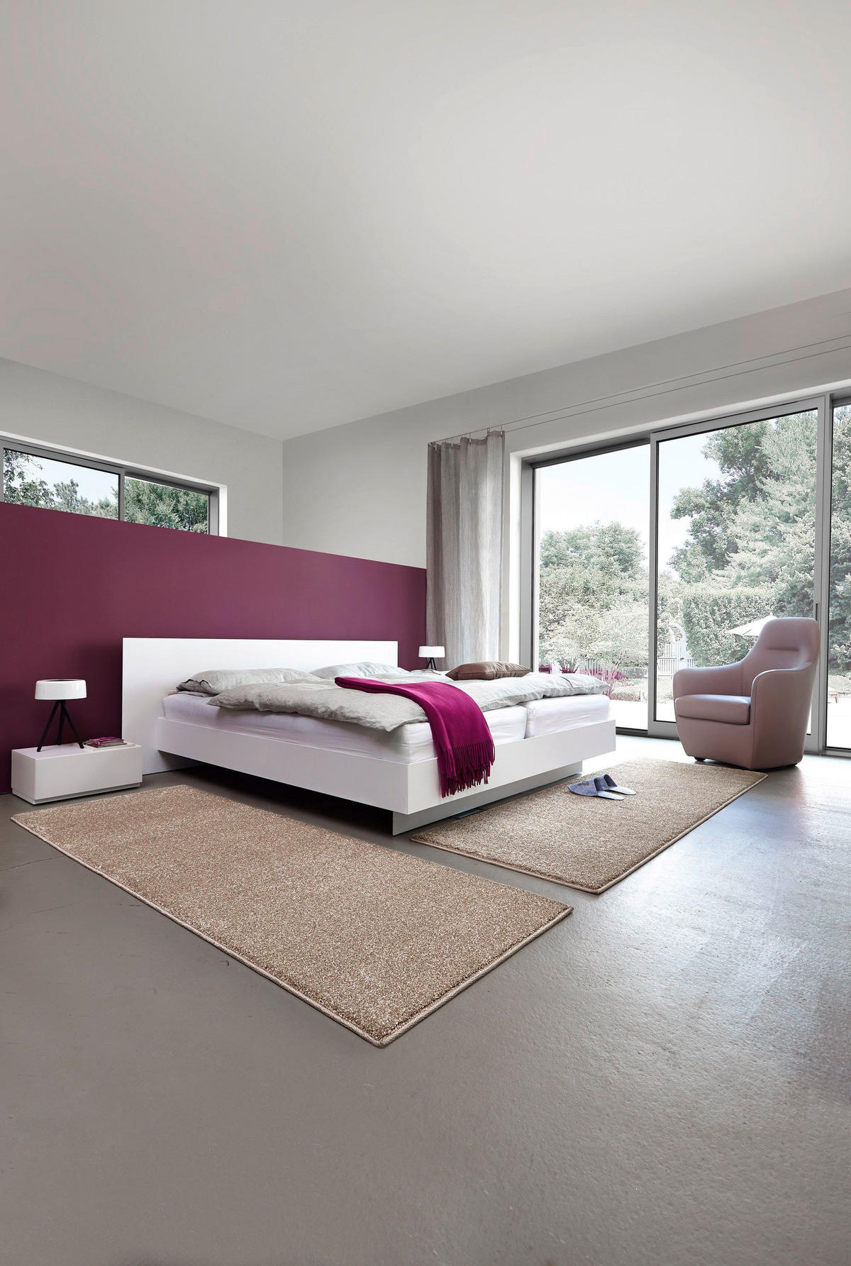 HOCHFLORTEPPICH 160/230 cm Samoa Haselnussfarben  - Haselnussfarben, KONVENTIONELL, Kunststoff/Textil (160/230cm) - Astra