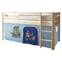 HOCHBETT 90/200 cm Naturfarben, Hellblau, Dunkelblau Naturfarben  - Naturfarben/Dunkelblau, Natur, Holz (90/200cm) - MID.YOU