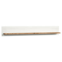 WANDBOARD Holzwerkstoff Weiß, Eiche Artisan  - Weiß/Eiche Artisan, Design, Holzwerkstoff (180/27/20cm) - SetOne by Musterring