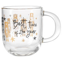 TASSE RIPOSO   400 ml  - Transparent/Goldfarben, LIFESTYLE, Glas (14/15/8,7cm) - Leonardo