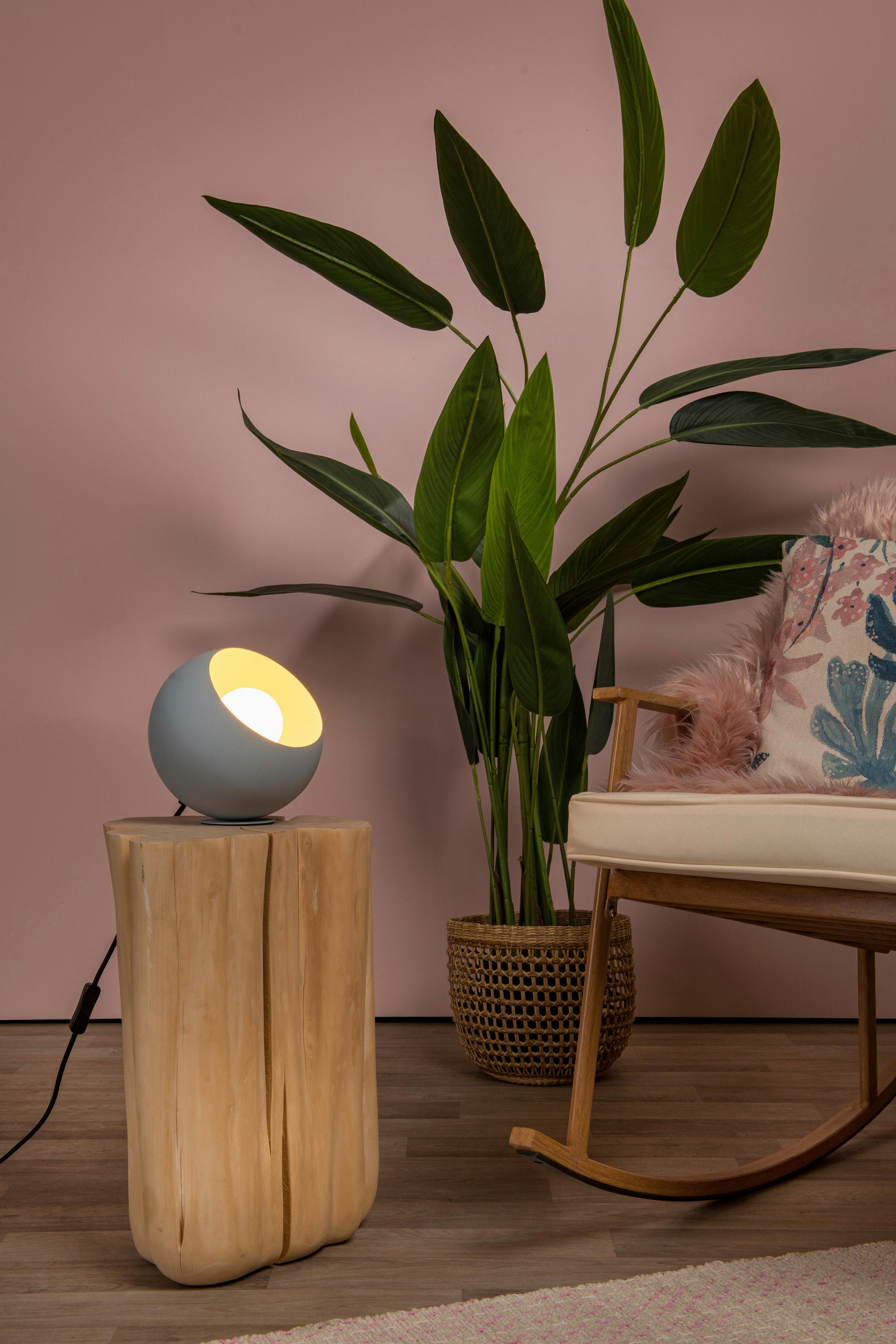 TISCHLEUCHTE DOREDOS 20/20/20 cm   - Blau, Design, Metall (20/20/20cm) - Lucide