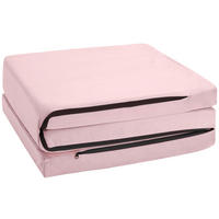 ZLOŽLJIVO LEŽIŠČE 65/186 cm  - roza, Moderno, tekstil (65/186cm) - MID.YOU