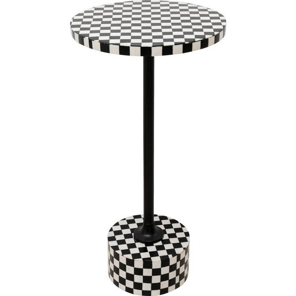 Kare-Design ODKLÁDACÍ STOLEK, černá, bílá