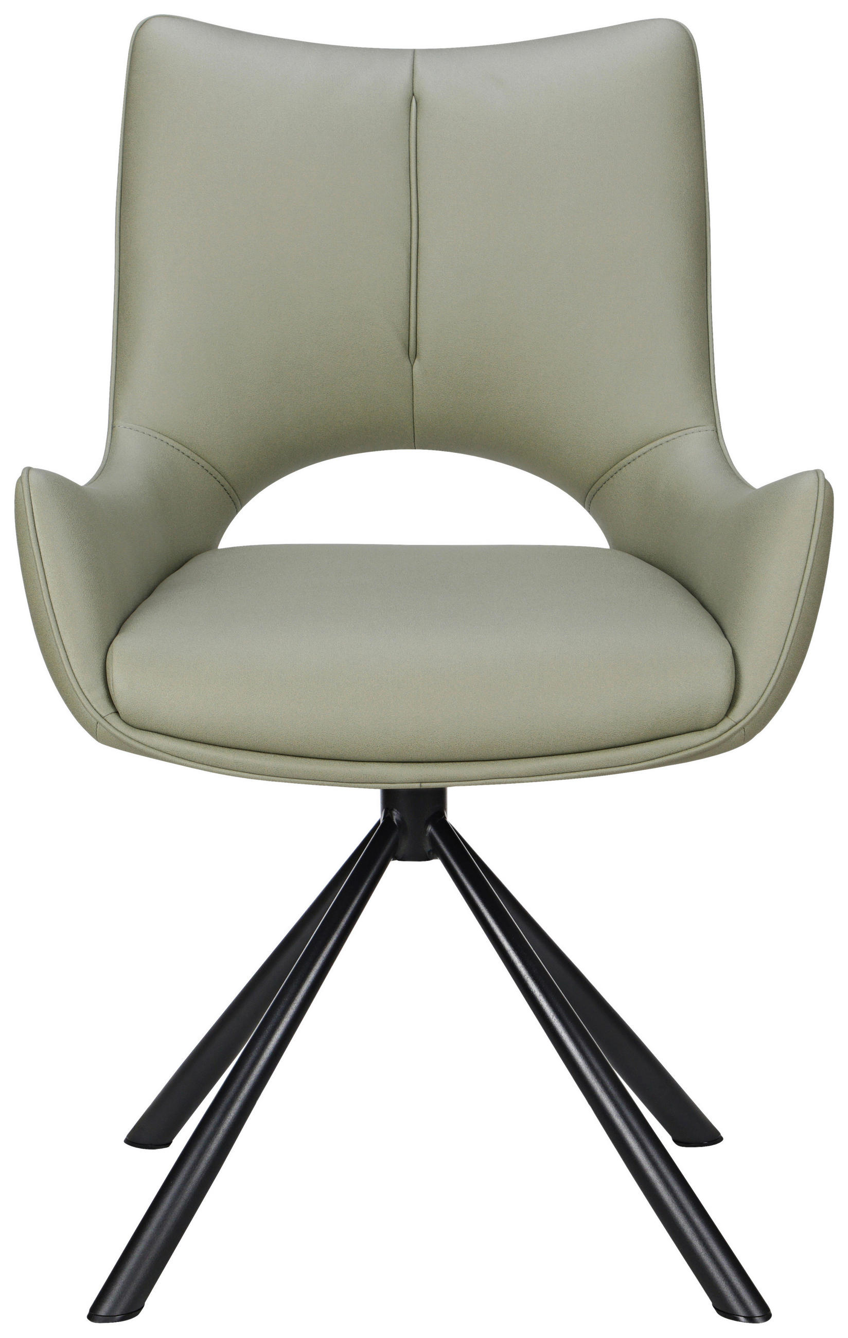 STUHL - Schwarz/Grün, Design, Textil/Metall (57/88,5/62cm) - Carryhome