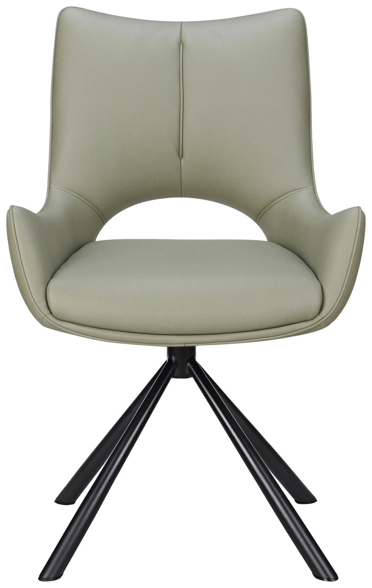 STUHL - Schwarz/Grün, Design, Textil/Metall (57/88,5/62cm) - Carryhome