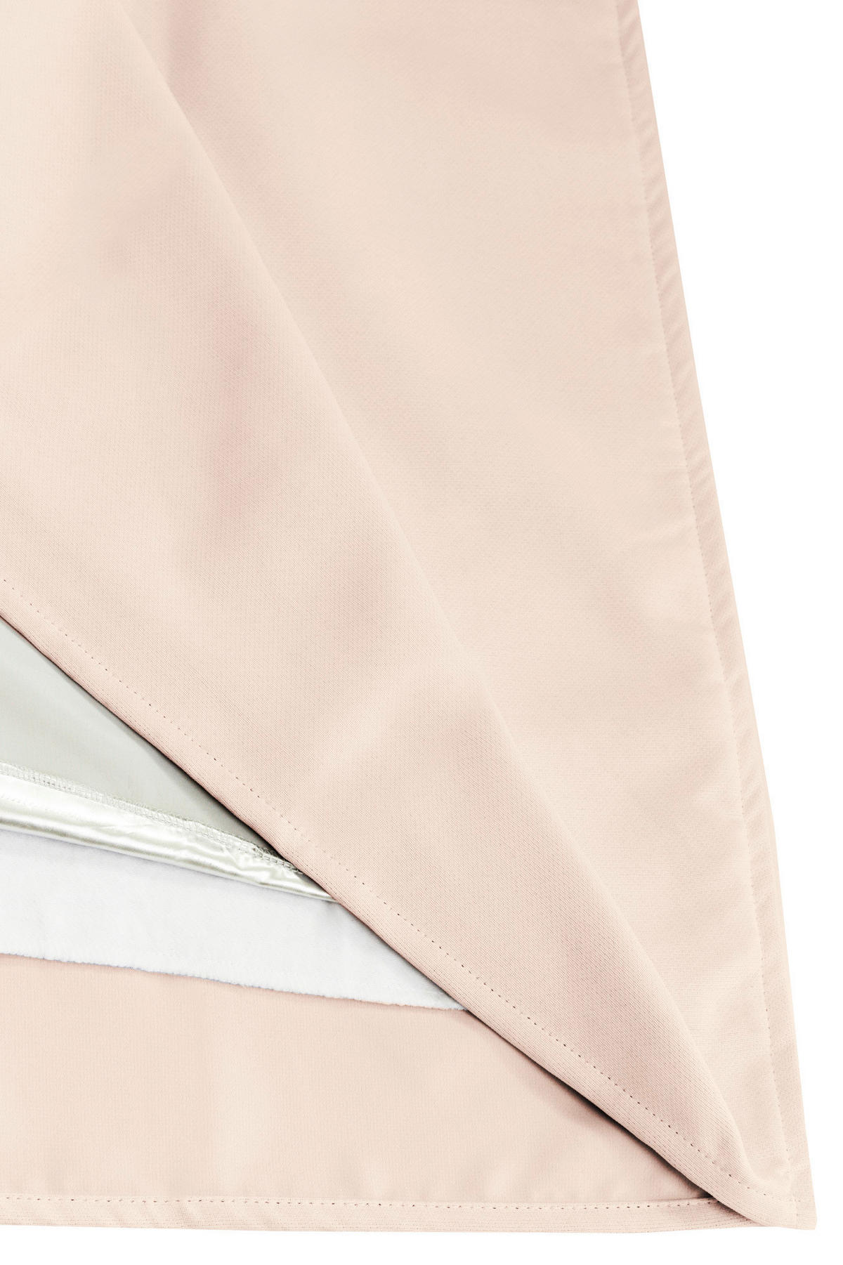 LÄRMSCHUTZVORHANG black-out (lichtundurchlässig)  - Beige, Basics, Textil (145/250cm)