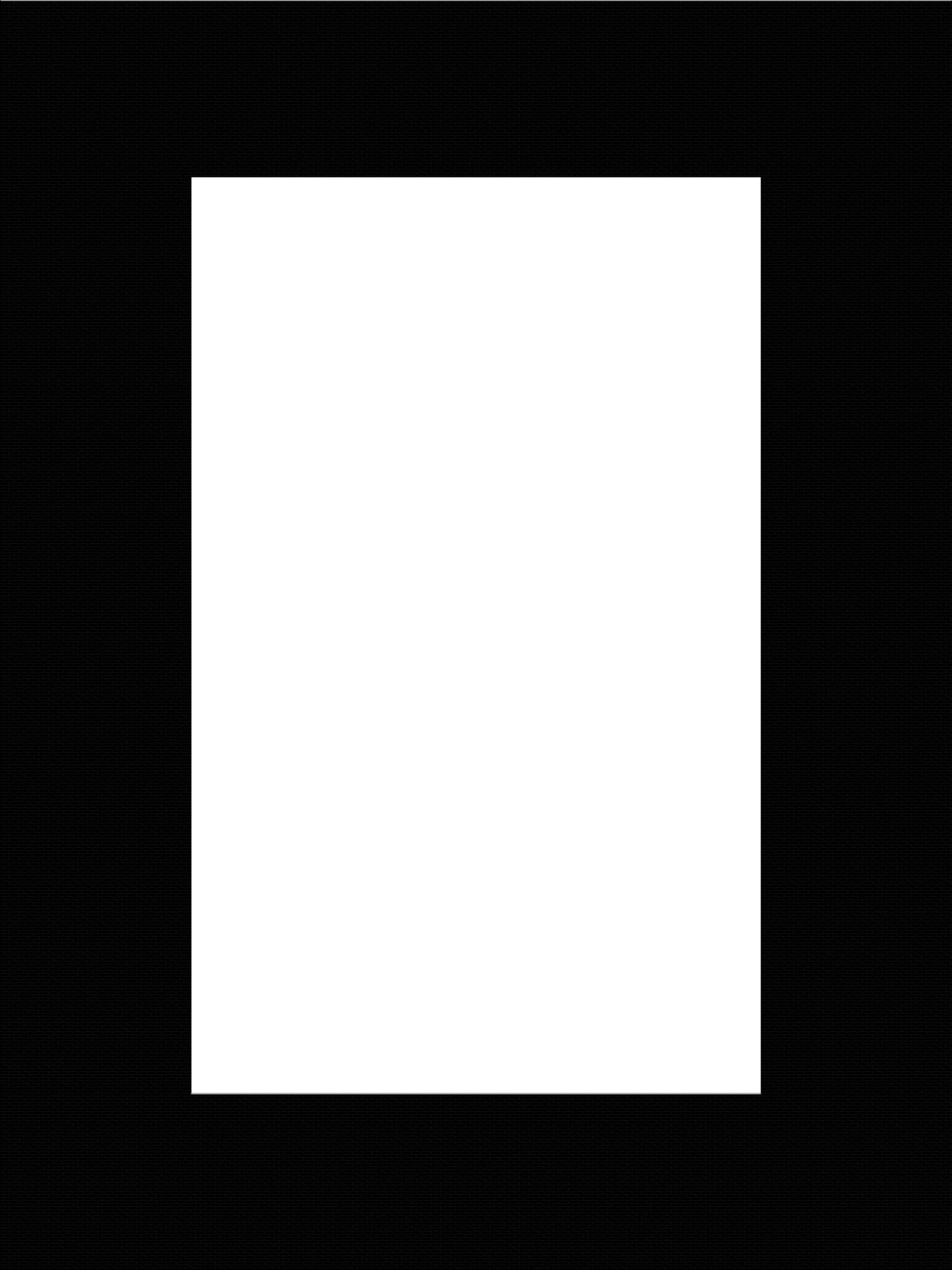 PASSEPARTOUT Schwarz  - Schwarz, Basics, Papier (30/40/0,1cm)