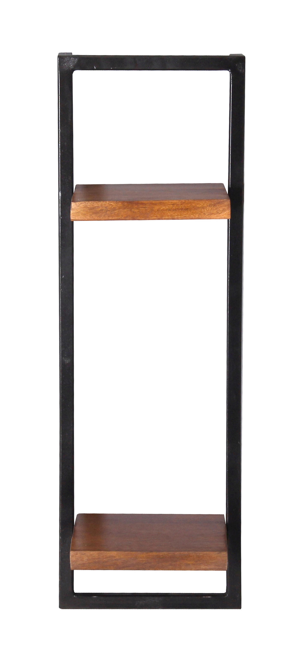 WANDREGAL 25/75/25 cm  - Naturfarben, Design, Holz/Metall (25/75/25cm) - MID.YOU