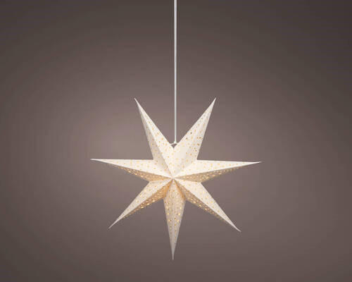 LED-DEKOLEUCHTE  - Weiß, KONVENTIONELL, Papier (58,00/58,00/24,50cm)